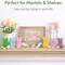 Wooden Easter Decor, 30 Pcs Mini Bunny Set, Freestanding Tiered Tray & Easter Basket Fillers, Spring Table Centerpiece Mantel Shelf Decorations